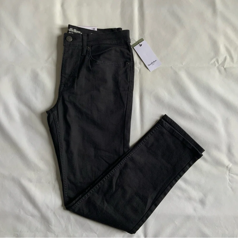 Goodfellow & Co Men's Dark Black Straight Jeans
